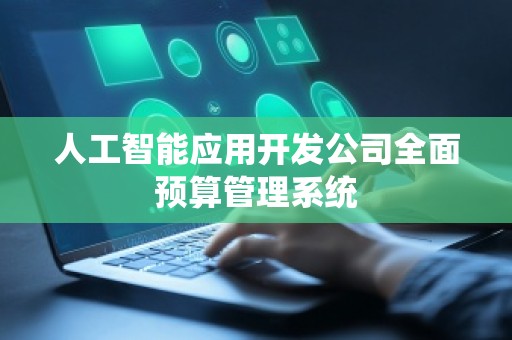 人工智能应用开发公司全面预算管理系统