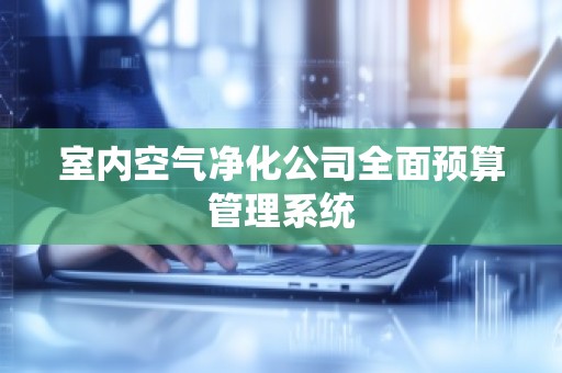 室内空气净化公司全面预算管理系统