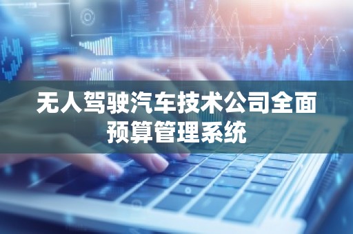 无人驾驶汽车技术公司全面预算管理系统