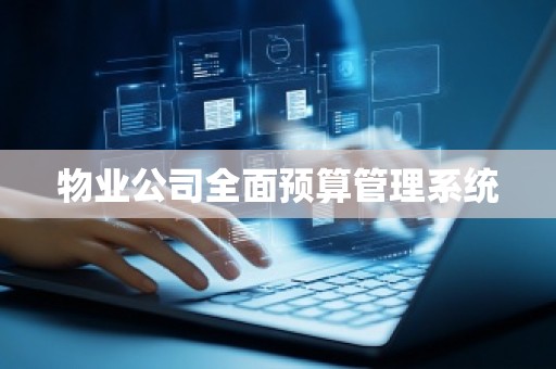 物业公司全面预算管理系统