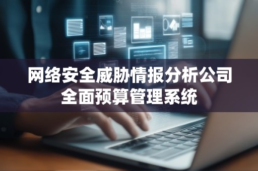 网络安全威胁情报分析公司全面预算管理系统