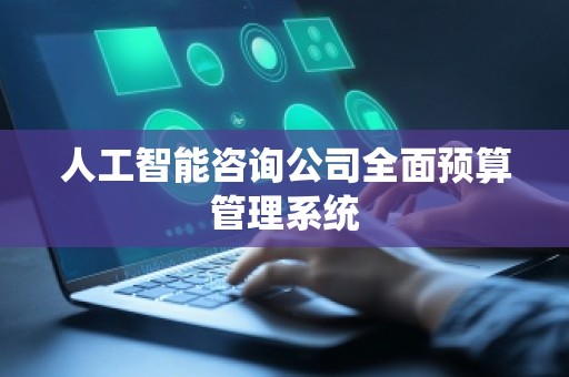 人工智能咨询公司全面预算管理系统