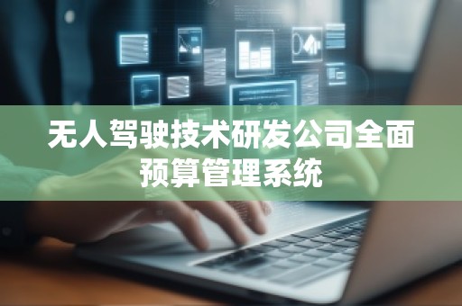 无人驾驶技术研发公司全面预算管理系统