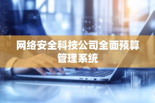 网络安全科技公司全面预算管理系统