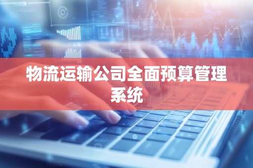 物流运输公司全面预算管理系统