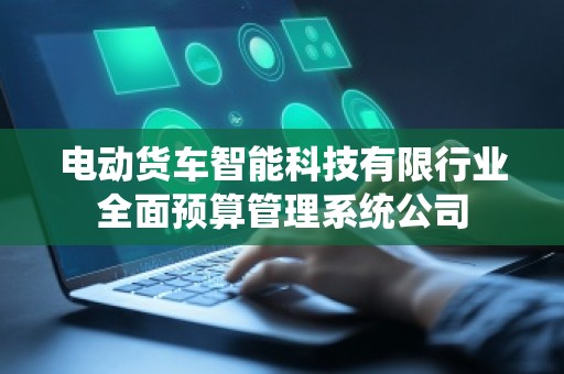 电动货车智能科技有限行业全面预算管理系统公司