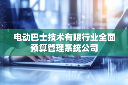 电动巴士技术有限行业全面预算管理系统公司