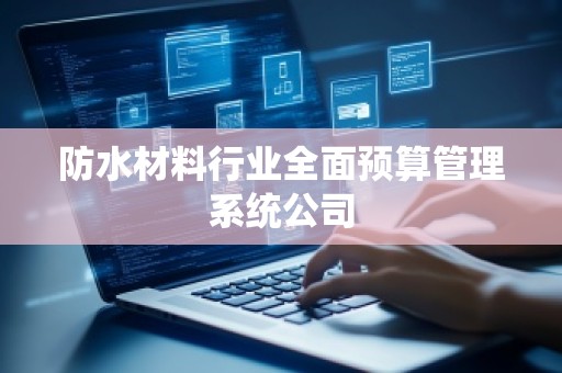 防水材料行业全面预算管理系统公司