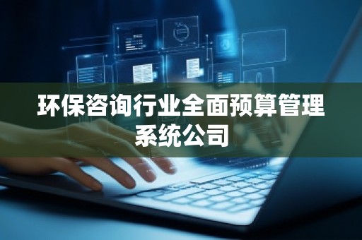 环保咨询行业全面预算管理系统公司