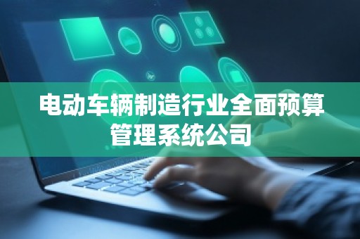 电动车辆制造行业全面预算管理系统公司