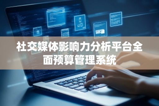 社交媒体影响力分析平台全面预算管理系统