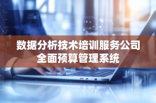 数据分析技术培训服务公司全面预算管理系统