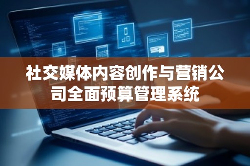 社交媒体内容创作与营销公司全面预算管理系统